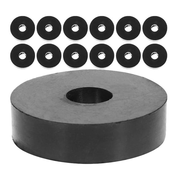 SHISUYAN 25pcs Rubber Washers Abrasion Resistant Rubber Pads Rubber Flat Washer Flat Rubber Pads