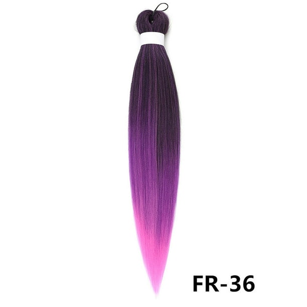 XmhyTop-A Extensiones de cabello trenzado de colores, trenzas sintéticas para box braids y Passion Twist, trenzas de crochet suaves y cabello trenzado para peinar - 3 piezas 66 cm, H15