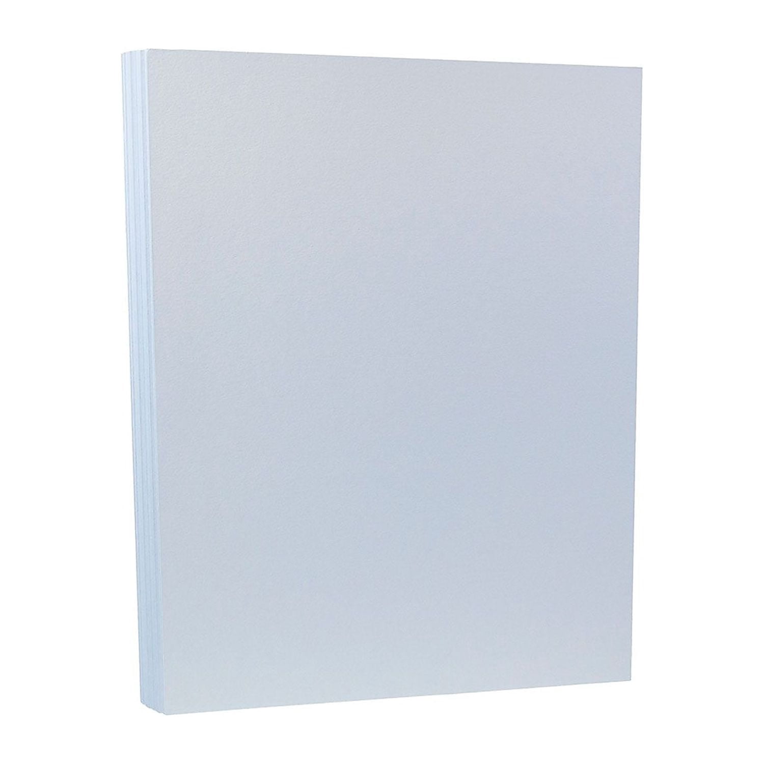 JAM Paper Cardstock, 8 1/2 x 11, 100lb Baby Blue, 50 per Pack
