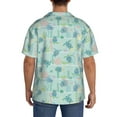 thumbnail image 3 of Sikiie Sea Turtle Men's Wrinkle Free Untucked Cuban Shirt Business Casual Button Down Shirts Short Sleeve ShirtSmall, 3 of 5