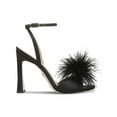 thumbnail image 2 of Sam Edelman Womens Leon Satin Feathers Heels, 2 of 3