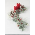 thumbnail image 2 of Sullivans Artificial Iced Pine and Berry Garland 66"L Green, 2 of 4
