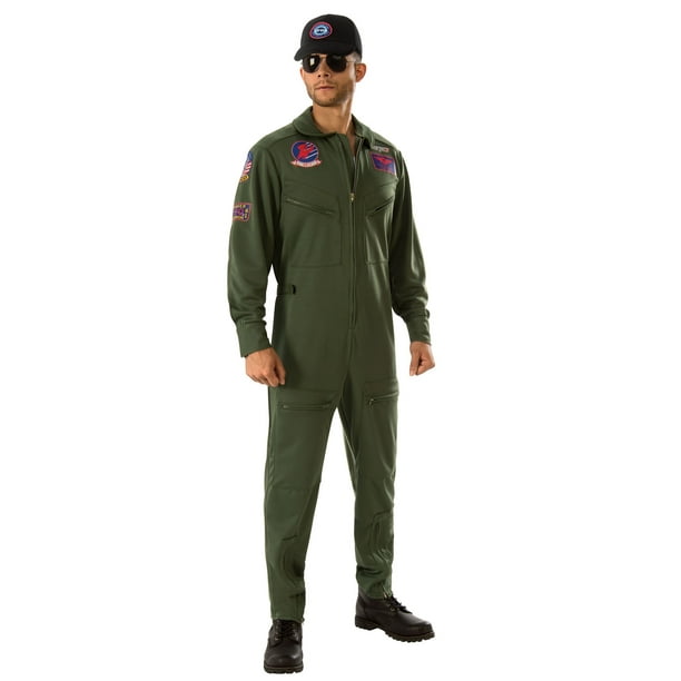 Kor kam trist Top Gun Plus Size Jumpsuit Costume for Men - Walmart.com