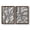 Barnwood Walnut, variant on Dots and Dashes I - Premium Framed Canvas - Ready to Hang