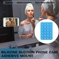 thumbnail image 4 of 1 PC Phone Case Self-Adhesive Silicone Suction Cup Hands-Free Cell Phone Accessory Stand Video and Selfie for iPhone and Android, 4 of 6