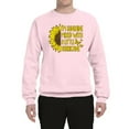 thumbnail image 2 of Wild Bobby, I'm Sunshine Mixed With A Little Hurricane , Inspirational/Christian, Unisex Crewneck Graphic Sweatshirt, Light Pink, XX-Large, 2 of 5