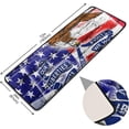 thumbnail image 2 of SKYSONIC USA State Flag Eagle Runner Rug with Rubber Backing, Unique Wall Non Slip Entryway Rug Runner Washable Soft Area Rug Carpet for Hallway Bedroom Kitchen Decor,2'x6', 2 of 6