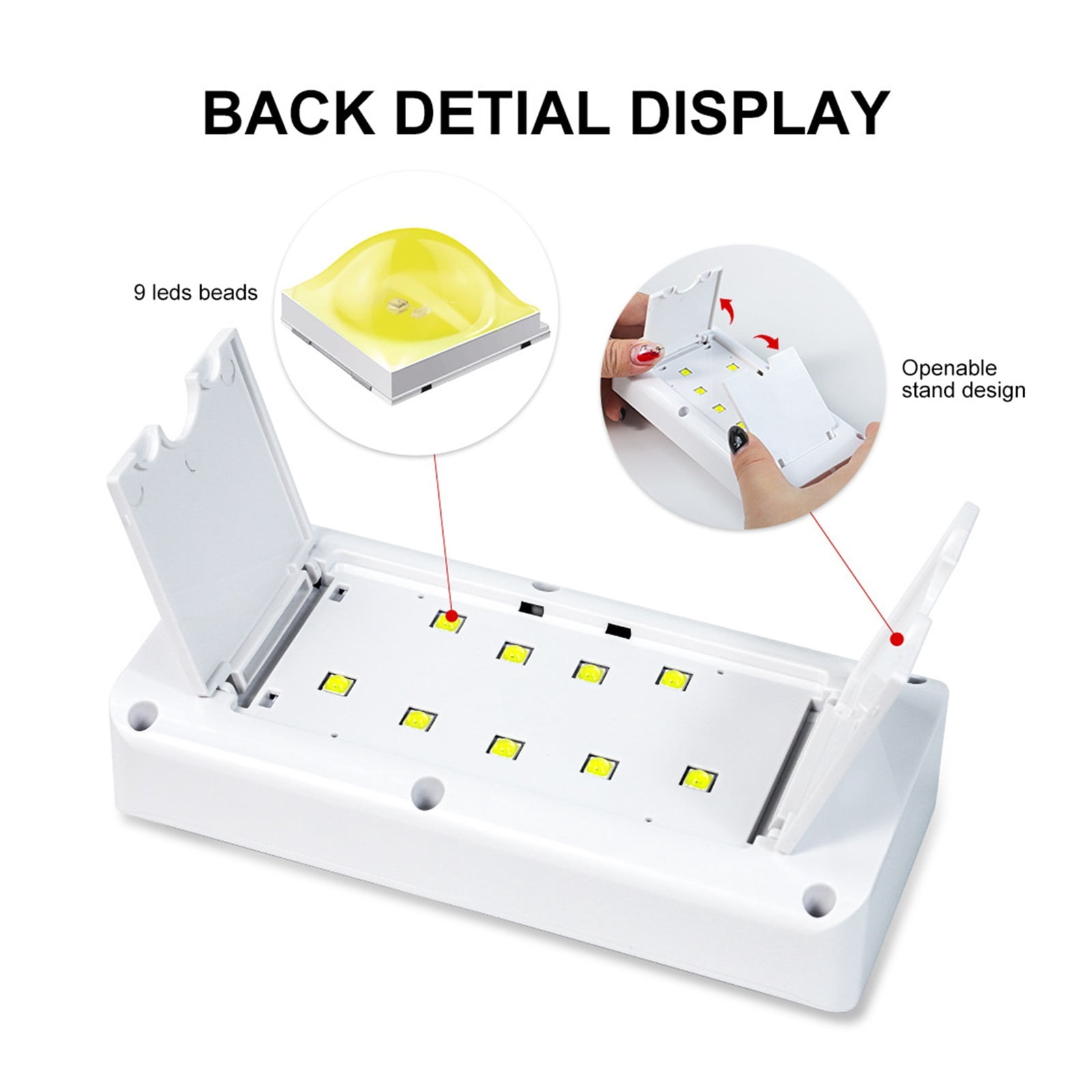 Home Nail Salon Acrylic Nail Drill Machine 45000RPM Portable Cordless Electric Nail Drill Machine