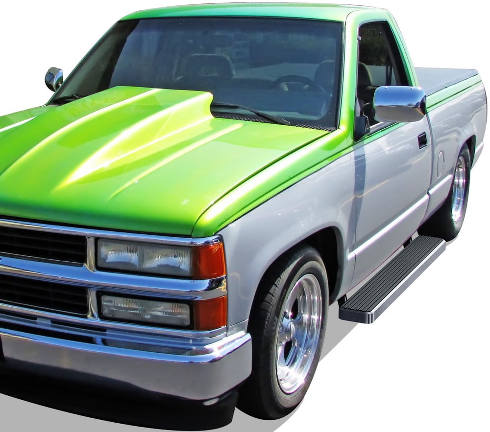 APS Running Boards 6 inches Compatible with Chevy GMC CK 1988-1998 Regular Cab & Chevy Tahoe 95-99 2Dr & GMC Yukon 92-99 2Dr (Exclude ZR2) (Nerf Bars Side Steps Side Bars)