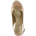 thumbnail image 3 of Karen Scott Womens Breena Shimmer Open Toe Heel Sandals, 3 of 3