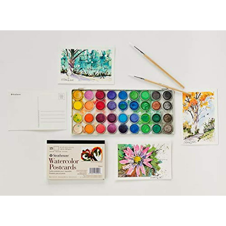 Strathmore Blank Watercolor Postcards pad of 15 (Package May Vary) 
