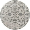 thumbnail image 1 of Ahgly Company Machine Washable Indoor Round Industrial Modern Granite Gray Area Rugs, 3' Round, 1 of 7