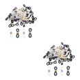 thumbnail image 4 of relayinert 50Pcs Stylish Eye Glasses Spectacle Chain Strap Holder Loop Ends Type B 50 Pcs 2Set, 4 of 6