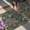 thumbnail image 4 of Bohemian Retro Floral Non-Slip Entryway Door Mat,Boho Indoor Decor Durable Low Plush Door Mat,Washable Welcome Rug for Patio Hallway Home Decor 20x32 Inches, 4 of 7