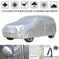 thumbnail image 4 of WSYW Full Car Cover Waterproof All Weather Sedan SUV Protection Snow Dust Resistant for SUV M, 4 of 6