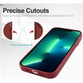 thumbnail image 4 of Case for iPhone 14 Plus (6.7 inch), Liquid Silicone Shockproof Cover Case for iPhone 14 Plus Simplicity Back Case for Girls and Women, Retro Red, 4 of 5