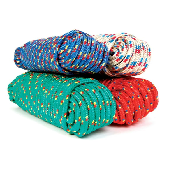 Cuerda trenzada Koch de polidiamante de 3/8 pulgadas, 15 m, los colores varían