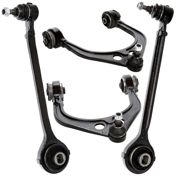 AutoShack Front Control Arms and Ball Joint with Bushings Replacement for 2012-2023 Dodge Charger 2008-2023 Dodge Challenger 2005-2010 Chrysler 300 2012-2014 Chrysler 300 4-PC Set