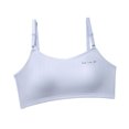thumbnail image 1 of Big Girls Junior Students' Puberty Fixed Cup Backless Under With Adjustable Shoulder Straps Bra Clothes Size 12-14T, 1 of 5