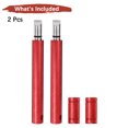 thumbnail image 4 of Uxcell Golf Groove Sharpener [2PCS] - Limpiador de surcos de palos de golf para generar un giro óptimo, utilizado para wedges - [Rojo-4.4IN], 4 of 7