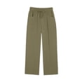 thumbnail image 5 of YIFUNIN Women's Casual Solid Color Loose Pants with Pockets, Fashion Comfort Trousers for Daily Outfits, Relaxed Fit Streetwear Style,Army Green L, 5 of 6