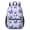 Butterfly and Blue, variant on Butterfly and Purple Black Pattern 17" School Backpacks for Teens,Waterproof Oxford Fabric,S-Shape Padded Straps for School,Travel,Hiking,Camping