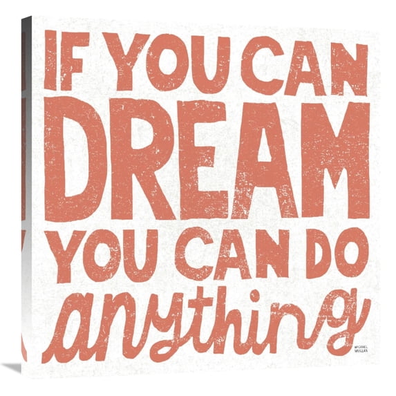 Global Gallery's 'If You Can Dream' By Michael Mullan Stretched Canvas Wall Art