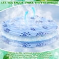 thumbnail image 5 of 2 Pcs Reusable Freezable Ice Mat for Buffet 12 Inch Round Food Cooling Mat Table Chilled Serving Tray Charcuterie Cooler Cooling Pad for Food Cheese Deli Meat Veggie Sushi Picnics Party, 5 of 7