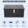 thumbnail image 1 of GloryStar Aluminum Truck Tool Box for Pickup Truck Bed RV Toolbox Truck Bed Toolboxes Heavy Duty Waterproof Truck Storage Organizer Chest with Handle and Lock, 1 of 6