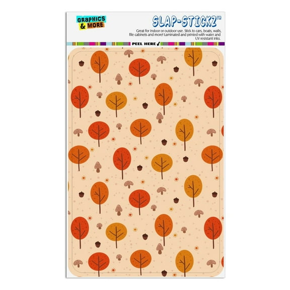 Autumn Fall Trees Pattern Home Business Office Sign