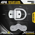 XSTRAP STANDARD Heavy-Duty 2 lbs breeksterkte 50 FT touw takel, 1000 lbs werklast blok en tackle katrol systeem voor het tillen van zware voorwerpen (wit XSTRAP STANDARD Heavy-Duty 2 lbs breeksterkte 50 FT touw takel, 1000 lbs werklast blok en tackle katrol systeem voor het tillen van zware voorwerpen (wit