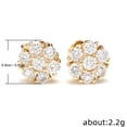 thumbnail image 5 of Xihbxyly Pendientes de Mujer, Exquisitos Pendientes de Circonita, Accesorios de Diseño Único y Brillante, Fáciles de Combinar con Atuendos Diarios, Bodas, Banquetes y Fiestas de Baile, El Regalo Perf, 5 of 5