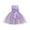 Purple, variant on NiSHUIHAN Cute Dresses for Women Summer Toddler Girls Color Net Yarn Bowknot Birthday Party Flowers Gown Kids Dresses Purple 4-5 Years