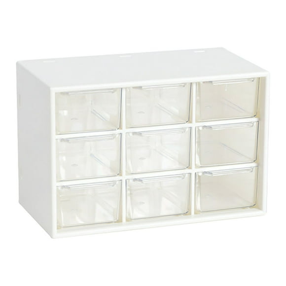 Binwennn Organiseur sous le Lit en Tissu pour Rangement Rangement de Garde-Robe Transparent Étanche Jiugongge Petit Tiroir Rangement de Bijoux Dortoir Bureau Papeterie Bijoux Rangement pour Compte à Main