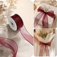 thumbnail image 5 of Luoshdecor Wired Ribbons,for DIY Handmade Bows Crafts, Gift Wrapping and Christmas Party Decoration, 1.5 in x 9.8 Yards, 5 of 7