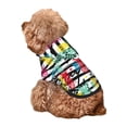 thumbnail image 5 of Fotbe Trendy Colorful Pineapples 1 Print Small Dog Sweater Hoodies Pet Grey Hooded Soft Fleece Sweatshirts with Pocket Fall Winter Puppy Cat Sweaters Warm Clothes-X-Small, 5 of 7