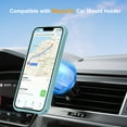 thumbnail image 4 of Allytechgroup Military-Grade Shockproof iPhone 14 Case, MagSafe-Compatible Apple iPhone 14 Cover with Magnetic Back Cover & Built-in Ring Holder Kickstand for Car Mount Phone Case,Blue, 4 of 7