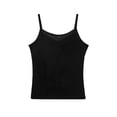 thumbnail image 4 of AherBiu Women's Tank Tops Slim Fitted Stretchy Solid Color Basic Comfy Camis Spaghetti Strap Bottom Tops, 4 of 4