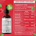 thumbnail image 3 of (paquete de 2) Gotas líquidas de vitamina B12 NUSAVA 5000 mcg B6 B1 Vegan, 3 of 7