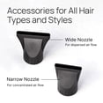 thumbnail image 5 of Secador de pelo iónico profesional TREZORO para salón - Potente secador de 2200 W - Ligero y portátil para cabello normal y rizado. Incluye boquilla de volumen., 5 of 5