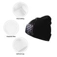 thumbnail image 3 of Disketp Black Cobra Snake Winter Beanie for Men Women Beanie Knit Hat Cuffed Cap Beanie Knit Chunky Snow Cap, 3 of 6