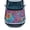 Colorful Heart-Shaped Paw Print Pattern, variant on Psesaysky Vintage Distressed American Flag Car Hood Cover - Weatherproof Stretch Fabric Auto Protector - Universal Fit for Trucks, SUVs & Sedans