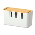 thumbnail image 2 of Caja de gestión de cables, caja de regleta, protector de cables de escritorio, protector de cables Alto Blanco, 2 of 9