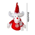 thumbnail image 3 of Yyuenw Christmas Red Festival Theme Collectible Doll Gnome Reindeer Snowman Fabric Dolls Home Office Shop Desktop Decor Xmas Party Gift, 3 of 3