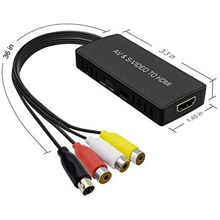 Converter Hdmi To Ps Svideo To HDMI Converter, PS2 HDMI Adapter