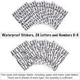 thumbnail image 2 of JUNWELL 24Sheets 400pcs Large Letter & Number Stickers 2.5 Inch Self Adhesive Letters Stickers Big Font Stickers, 2 of 8