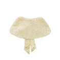 thumbnail image 2 of YUUMIN Kids Girls Faux Fur Shoulder Cape Wedding Flower Dress Wraps Bolero Shrug Champagne One_Size, 2 of 3