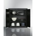 thumbnail image 4 of 18" x 18" 2-door wall cabinet in black, 4 of 5
