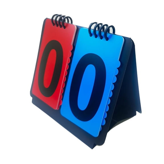 Multi Sports Scoreboard Flip Number Score Board Scorekeeper Portable Table Score Flippers for Games Coaches Outfoor Digits