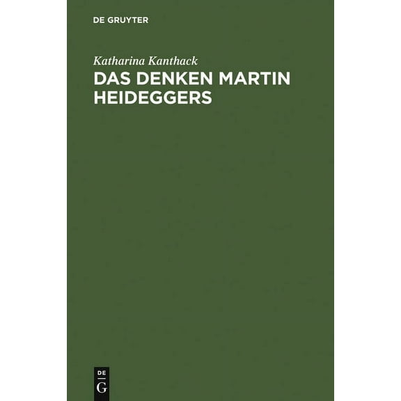 Das Denken Martin Heideggers: Die Grosse Wende Der Philosophie, (Hardcover)